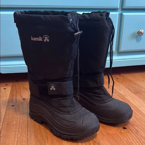 Kamik Cold-Weather Insulated Waterproof Boot Black Size 7 Amazon.com | Kamik Men Waterproof Winter Boots Side Zipper  main image 4